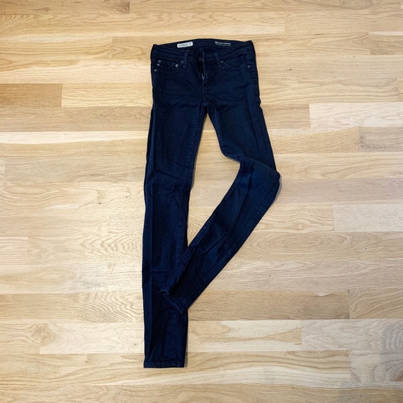 AG Jeans "The Legging" Super Skinny Jeans, Black - Picture 1 of 5